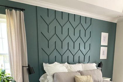 Stylish Bedroom Accent Wall Ideas - Our Blue Ridge House