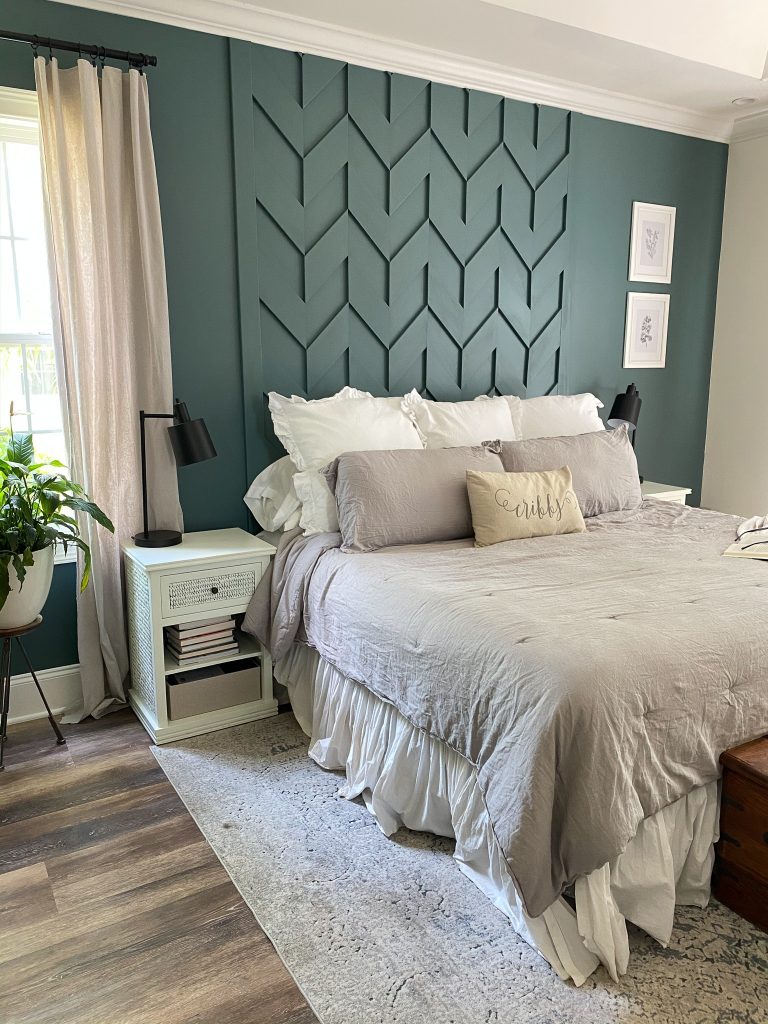 Stylish Bedroom Accent Wall Ideas - Our Blue Ridge House